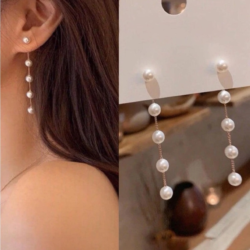 Pearl Dangle Earrings